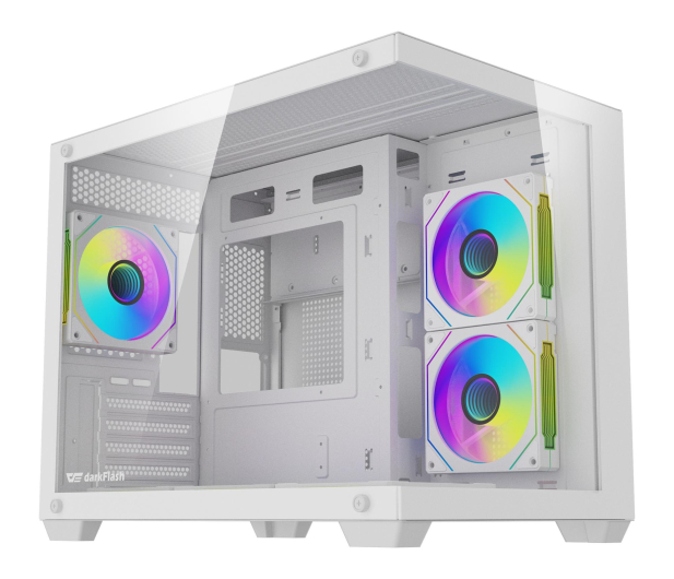 DarkFlash B275 PRO White + 6 Fans - 1526247 - zdjęcie